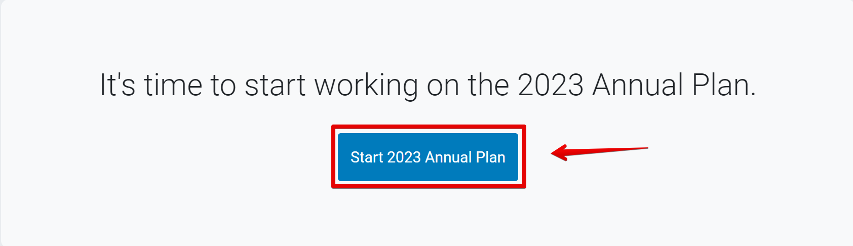Start the Annual Plan Button