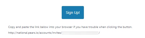 Account Sign-Up Button and URL