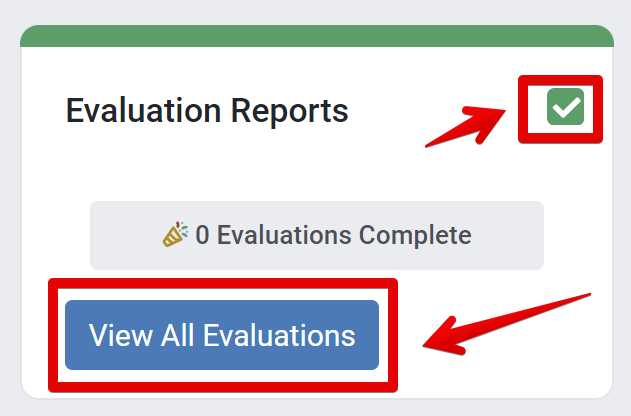View all Evaluations button